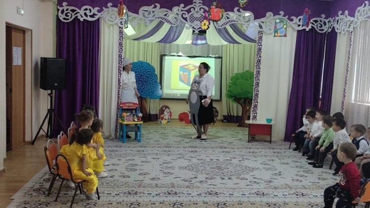 "Мақта қызбен мысық ертегісі" №3 "Балбөбек" кіші тобы